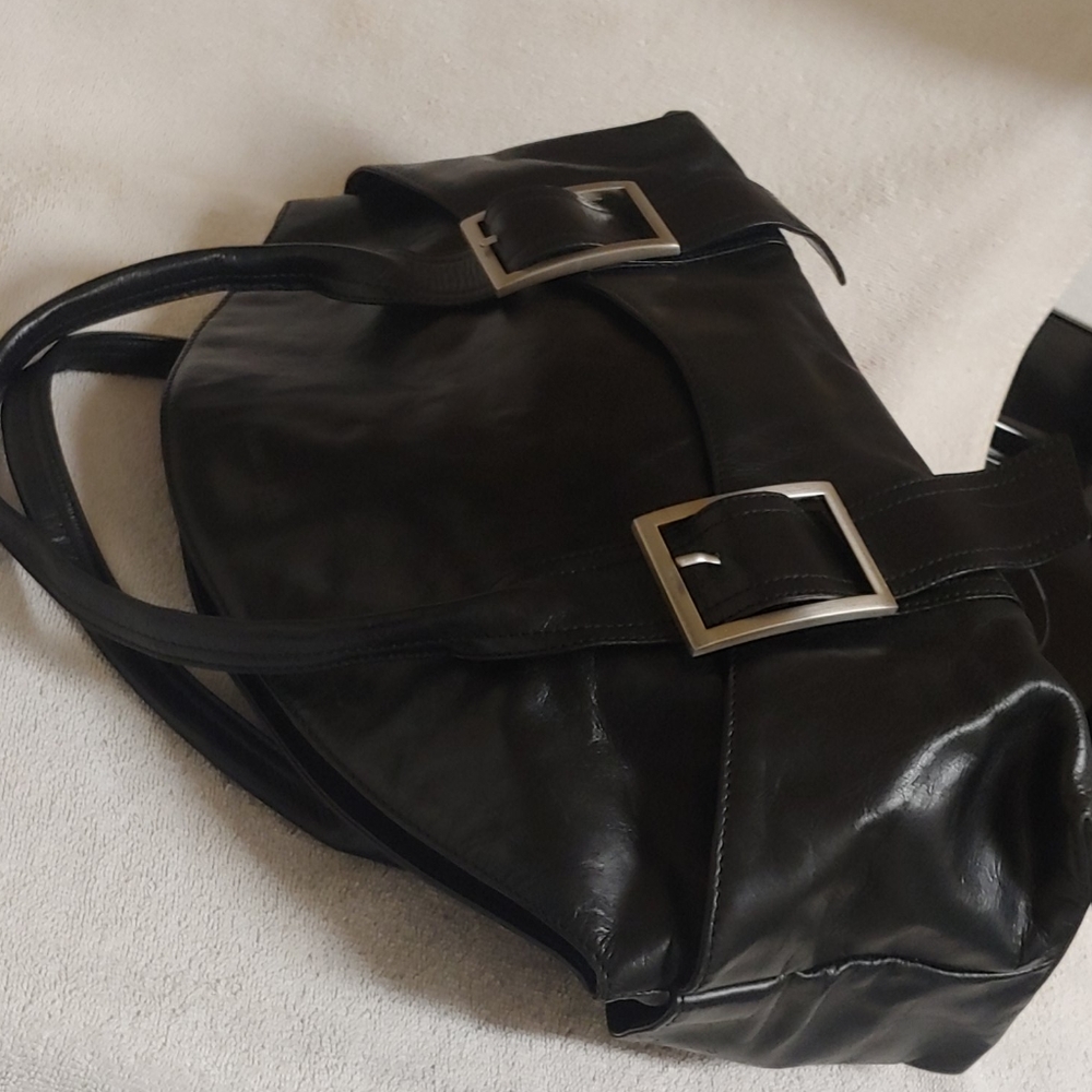 NWOT Kenneth Cole NY black leather bag - Picture 10 of 16